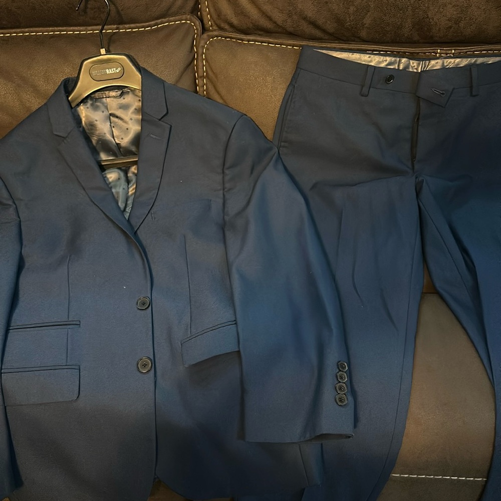 William Rast blue suit, jacket and pants